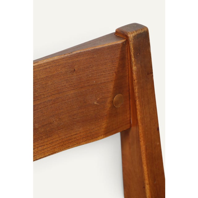Vintage S24 Chair in Elm and Black Leather by Pierre Chapo, 1970 For Sale - Image 18 of 18