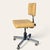 Metal Mid-Century InterRoyal Steel, Chrome and Faux-Leather Office Chair For Sale - Image 7 of 13