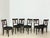 Traditional Vintage Biedermeier Style Chairs, 20th Century, Set of 6 For Sale - Image 3 of 12