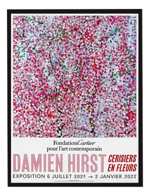 Damien Hirst, Cherry Blossoms, Poster, Framed