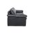 Animal Skin Black Leather Conseta Two-Seater Sofa from Cor For Sale - Image 7 of 10
