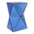 Romano Side Table in Sapphire Blue Mirror For Sale