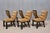 This exceptionally rare set of six dining chairs was designed by Melchiorre Bega in the 1930s and produced by Bega & Figli...