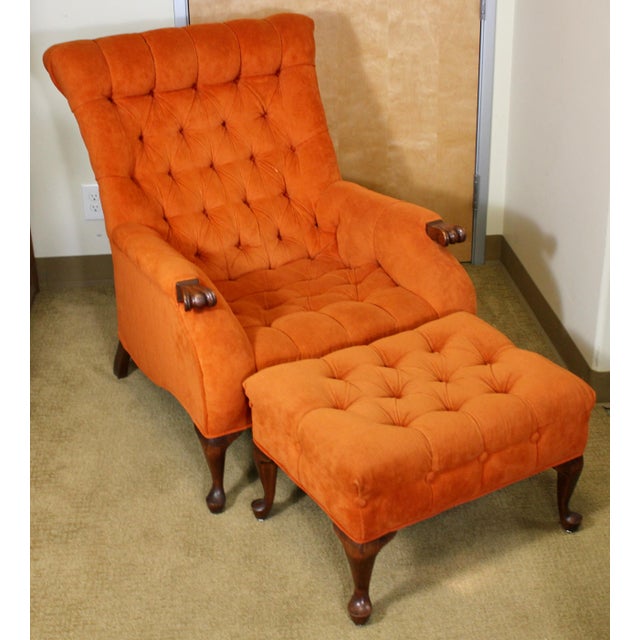 Original Sleepy Hollow Chair and Ottoman, Mall City Furniture Chairish