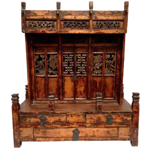Antique Chinese Temple Model