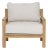 Cruz Outdoor Teak Arm Chair For Sale
