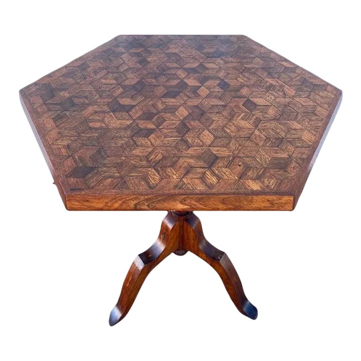 Italian Sorrento Marquetry Table in 