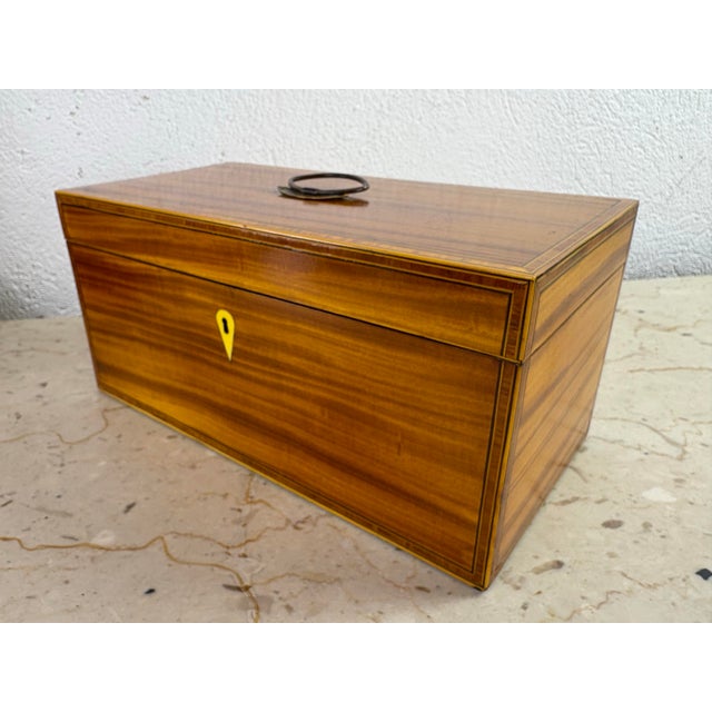 Antique Mid 19th Century American Tea Caddy For Sale - Image 11 of 11