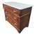 1800s Walnut Marble-Top Dresser With Carved Drawer Pulls For Sale