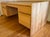 Mid-Century Modern Solid Wood Pedestal Executive Desk, Five Drawers, Raised Edge For Sale - Image 18 of 18