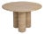Modern Beige Faux Stone Outdoor Dining Table For Sale