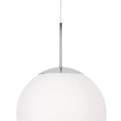 Chrome Glob D50 Ceiling Lamp from Konsthantverk For Sale - Image 4 of 5
