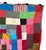 * This vintage 1970s boho patchwork blanket quilt features a square shape with a size of 57" x 57", making it perfect for...