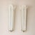 Mid-Century Modern 1970s Mid-Century Modern White Murano Glass Vanity Sconces - a Pair For Sale - Image 3 of 10