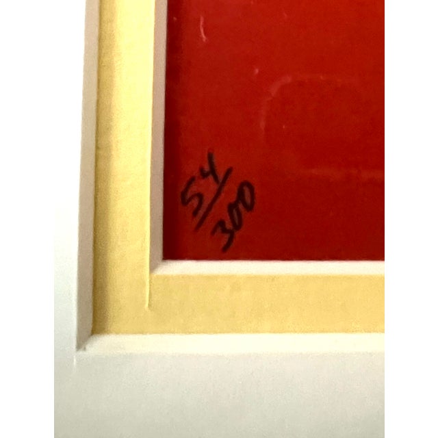 Peter Max 1970s Signed Peter Max "Remembering the Flight" Print For Sale - Image 4 of 5