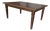 Andrianna Shamaris Vintage Raffles Teak Wood Dining Table For Sale