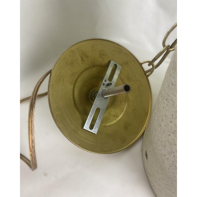 Pair of Late 20th Century Artisan Ceramic Pendant Lights For Sale - Image 12 of 12
