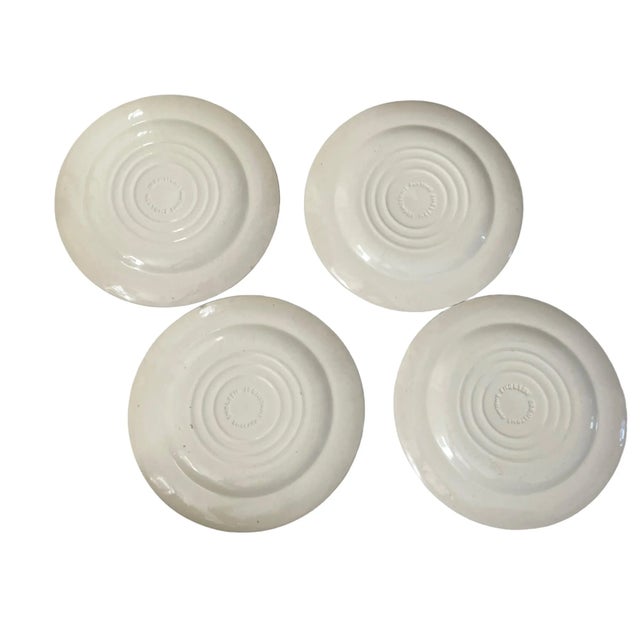 English English Ironstone Tableware Kingswood Lunch or Dinner Plates. Pink. S/4. 9 5/8” For Sale - Image 3 of 6