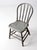 Gray Antique Farmhouse Spindle Back Chair For Sale - Image 8 of 9