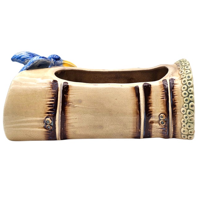 Vintage Mid-Century Japanese Pelican Log Planter For Sale In San Francisco - Image 6 of 10