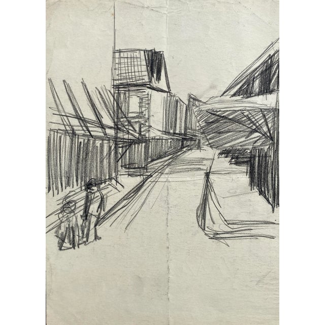 1940s 1940s Frank Wallace Philadelphia Drawing For Sale - Image 5 of 5