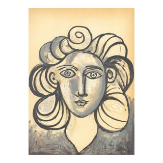 1954 Pablo Picasso Lithograph "Portrait De Françoise Gilot" For Sale