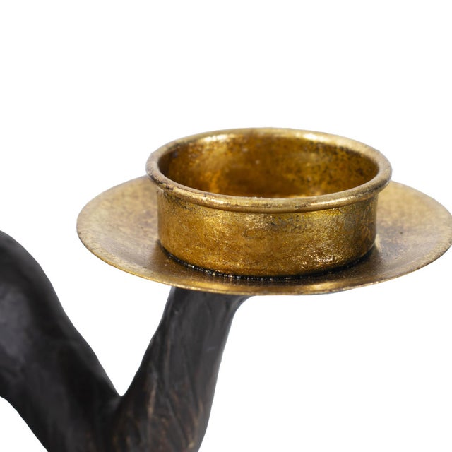 Barkari Monkey Double Tealight Candle Holder For Sale - Image 10 of 11