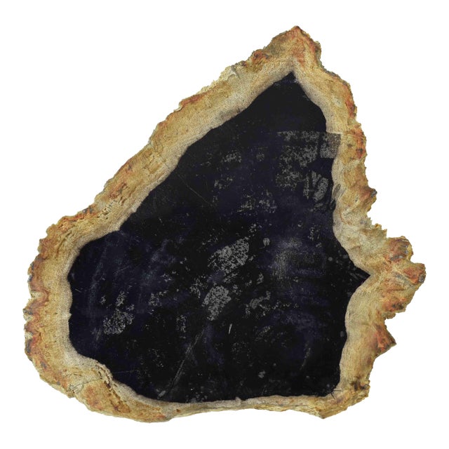 Mid 20th Century Solid Stone Slab Serving Cheese Charcuterie Board or Decorative Piece For Sale