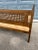Mid Century Cane Bench or Settee With Upholstered + Tufted Velour For Sale - Image 10 of 13