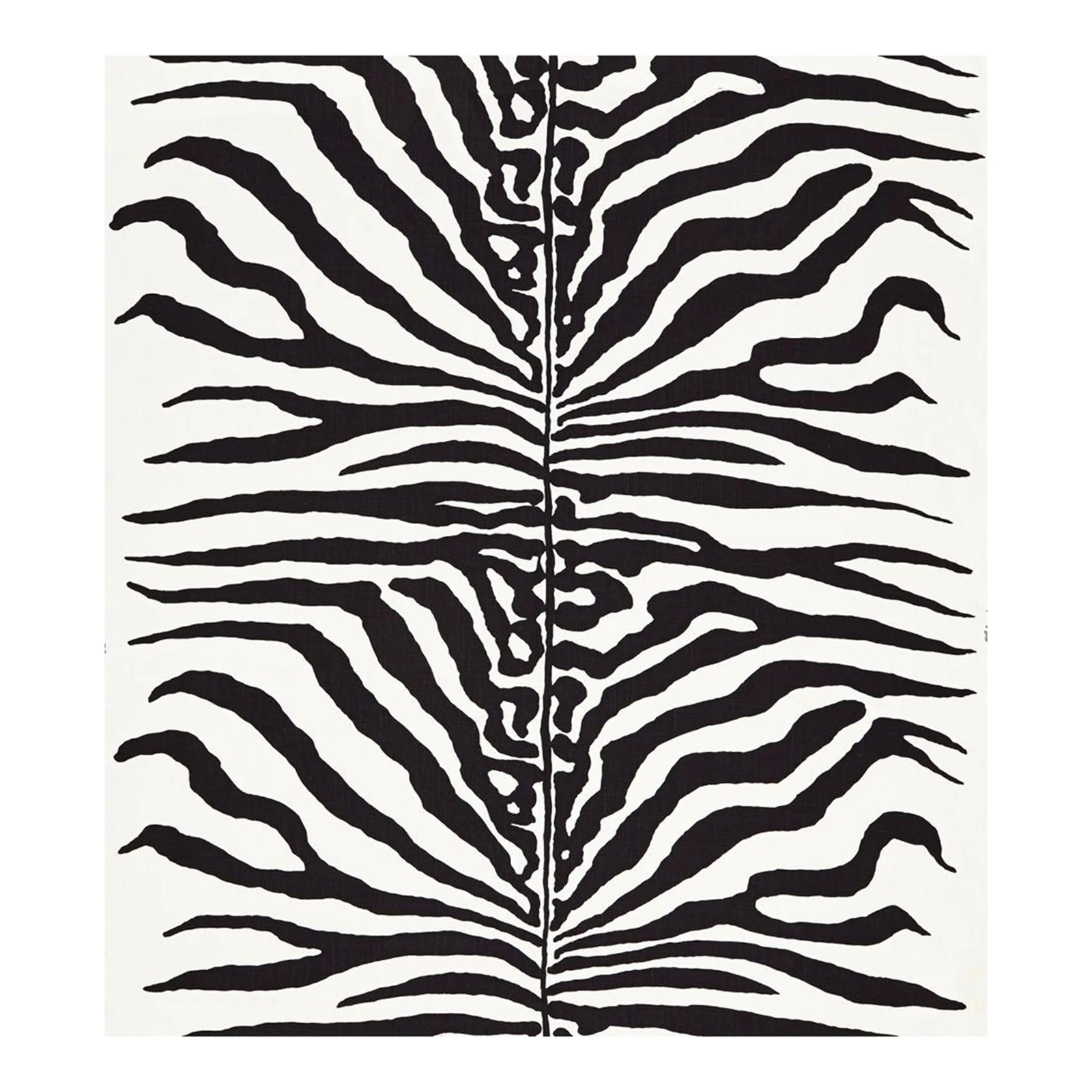 The House of Scalamandré Zebra Fabric, Black Chairish