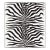 The House of Scalamandré Zebra Fabric, Black For Sale