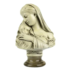 Mid-Century "The Mother" After Raffaele Monti 1871 Statue Sculpture