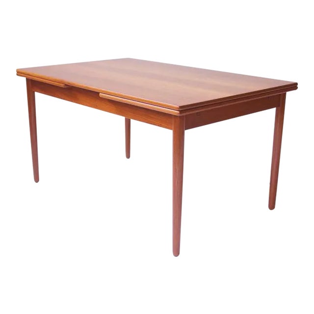 Rare Vintage At-316 Hans J. Wegner Extension Dining Table in Teak, 1960 For Sale