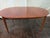 1960s Mid- Century Danish Modern Teak Dining Table Round Opens Oval 105 Inches With 3 Leaves For Sale - Image 5 of 18