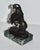 Miniature Frederic Remington Rattlesnake Bronze Sculpture Green Marble Base Mini For Sale - Image 17 of 18