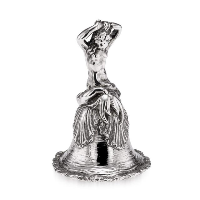 Antique Victorian Silver Desk or Dinner Bell, 1886 For Sale - Image 17 of 17