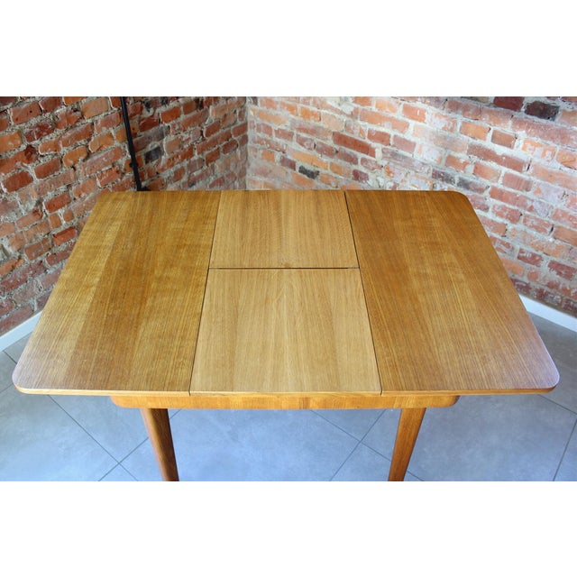 Mid-Century Extendable Dining Table in Oak from Jitona, Former Czechoslovakia, 1968 For Sale - Image 13 of 15