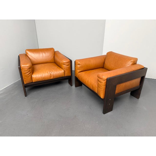 Bastiano Lounge Chair in Ash and Cognac Leather by Afra & Tobia Scarpa, Italy, 2000 For Sale - Image 12 of 12