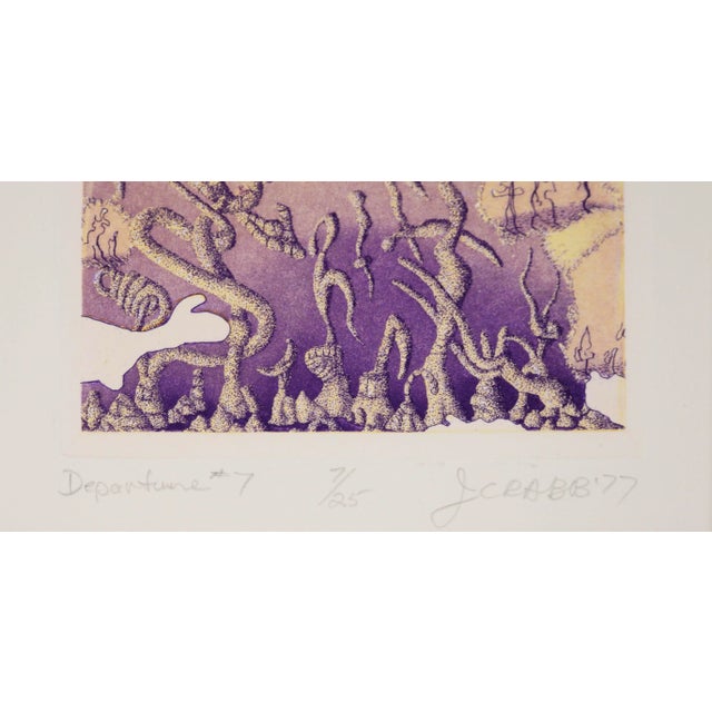 "Departure #7" - Lithograph on Paper by Jim Crabb For Sale - Image 4 of 4