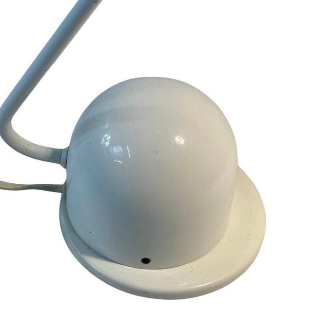 White Adjustable Gooseneck Table Lamp from Hustadt Leuchten, 1980s For Sale - Image 6 of 10