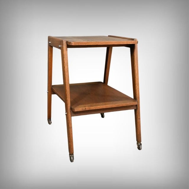 Oak Rolling Trolley, 1960 For Sale - Image 17 of 17