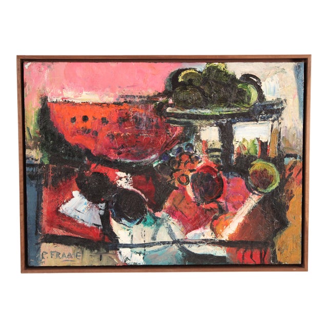 Abstract Still Life Painting by Robert A. Frame (1924-1999) For Sale