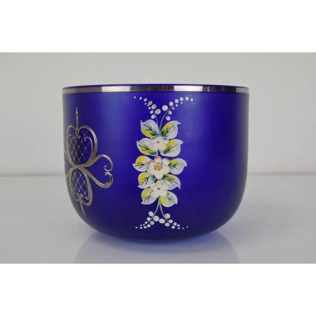 Mid-Century Glass Bowl by Novoborske Sklo, 1960s For Sale - Image 4 of 10