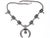Native American 40's-50's Navajo Silver Squash Blossom Necklace For Sale - Image 3 of 5