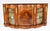 This is an exceptional quality antique Victorian ormolu mounted burr walnut and marquetry inlaid serpentine credenza,...