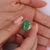 Metal 9 Carat Untreated Jadeite Jade Fei Cui and Diamond Platinum Hk Certified Ring Size 7 For Sale - Image 7 of 10