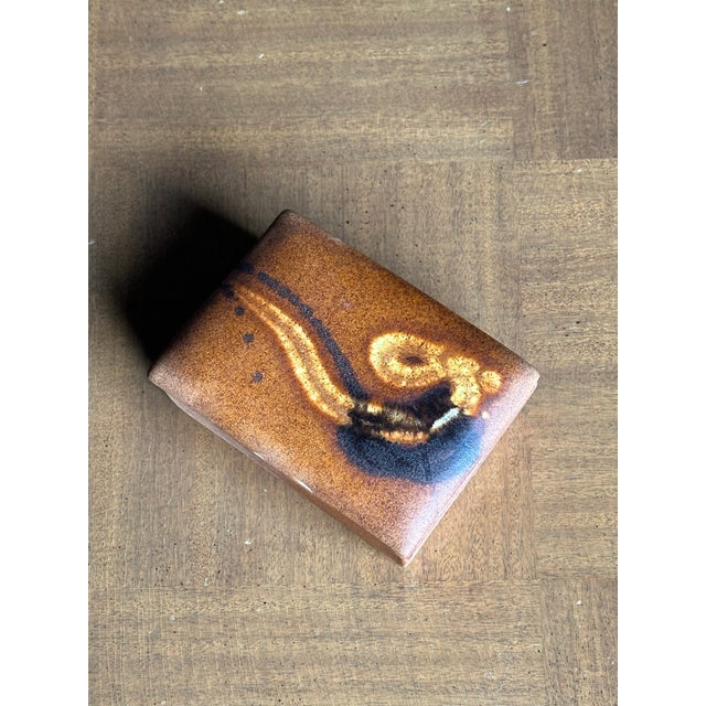 Mid-Century Modern 1960s Ceramic Lidded Box by Alvino Bagni for Bitossi For Sale - Image 3 of 11