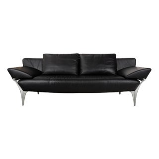 1600 Three-Seater Sofa in Leather from Rolf Benz For Sale