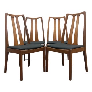 Set of 4 Vintage Nathan Mid Century Modern Dining Chairs For Sale