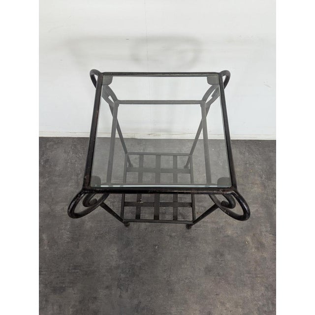 Wrought Iron Side Table For Sale - Image 3 of 5